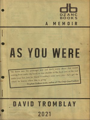 cover image of As You Were